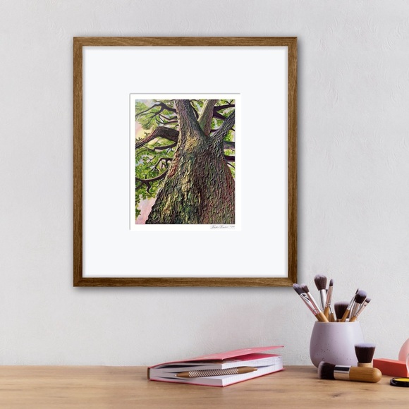 ‘Grounded’ Limited Edition Glicée Fine Art Print Unframed Signed Nature Tree - Picture 1 of 8